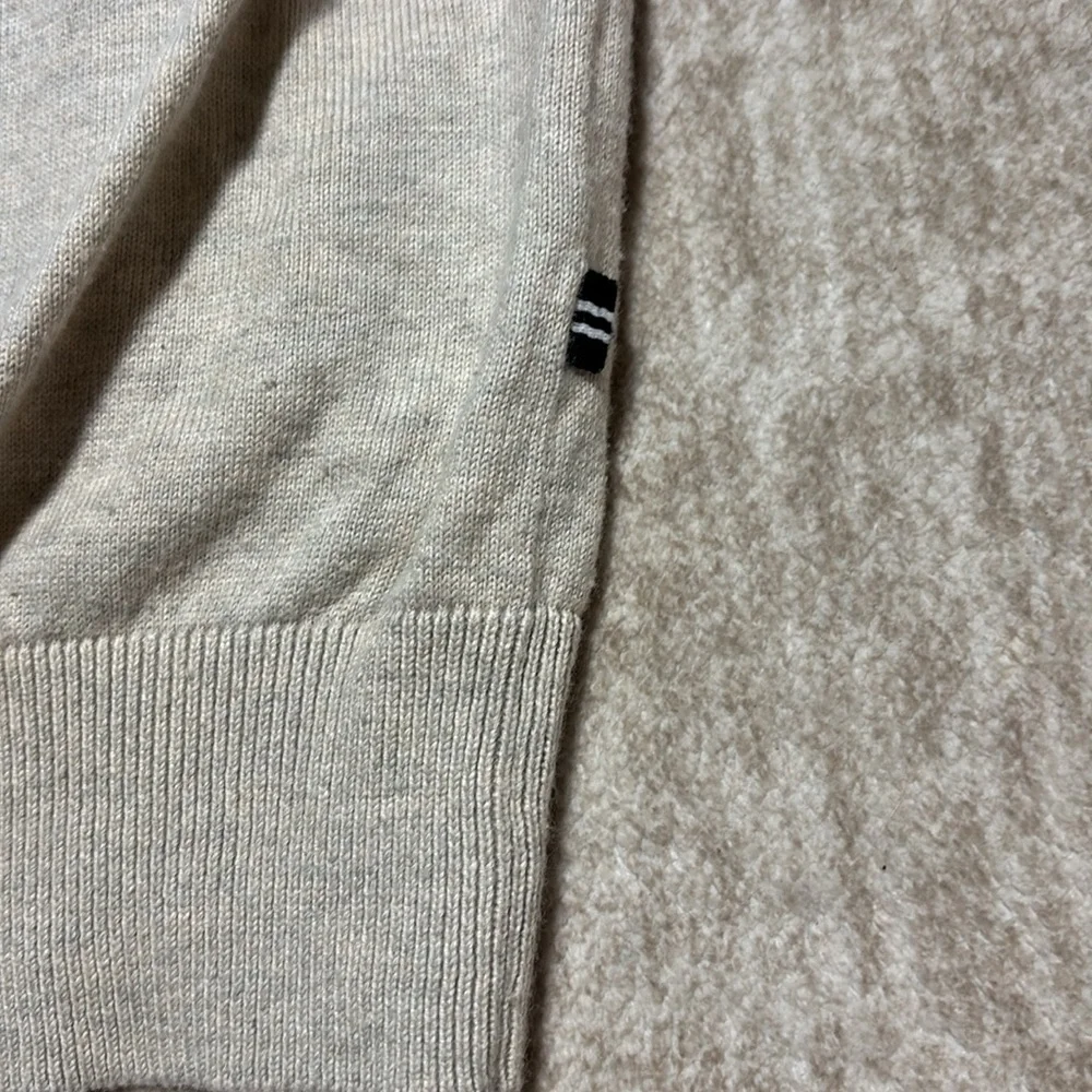 Men's XXL Nautica Oatmeal sleeveless sweater vest V neck - Picture 5 of 6